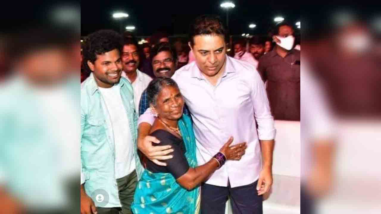 గంగ‌వ్వ‌ను క‌ల‌వ‌డం ఆనందంగా ఉంది.. కేటీఆర్ ట్వీట్