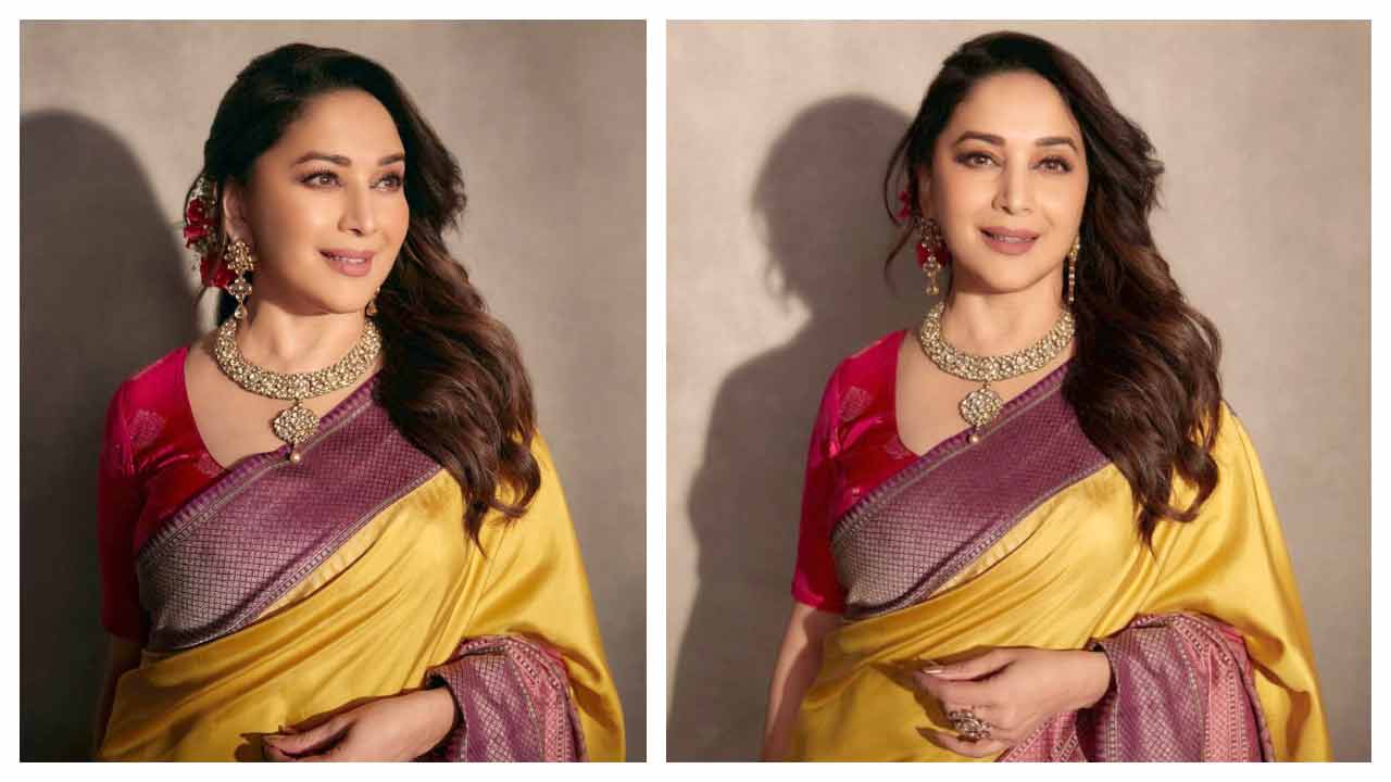 Madhuri Dixit | చీరకట్టులో అలరిస్తున్న మాధురీ దీక్షిత్‌..