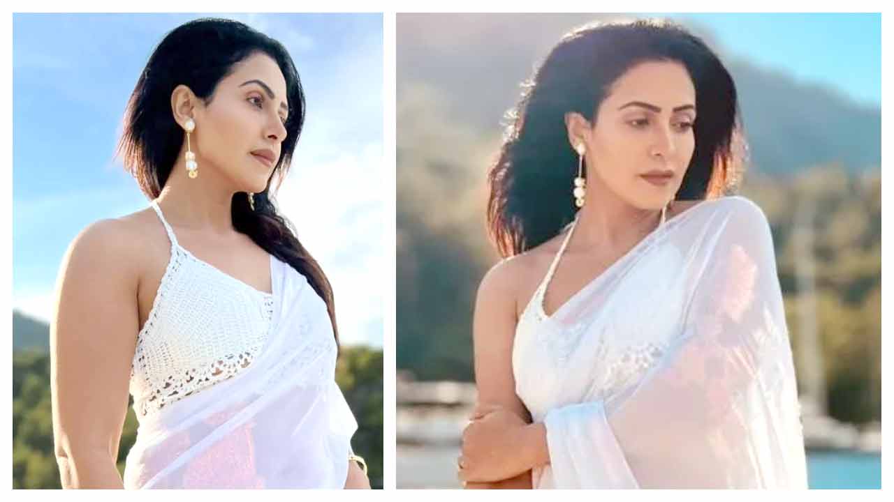 Nandini Rai | వైట్ శారీలో నందిని రాయ్ అందాలు అదరహో..