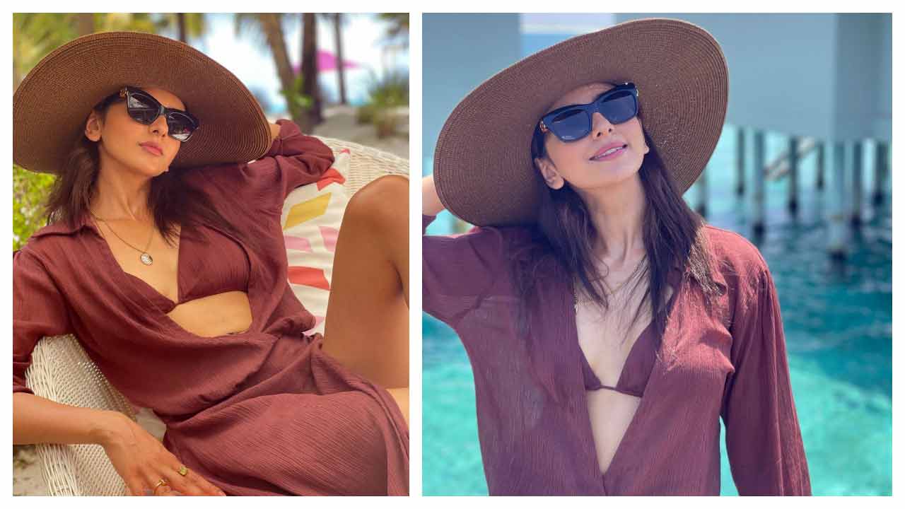 Rakul Preet Singh | సాగర తీరాన రకుల్‌ ప్రీత్‌ సింగ్ సోకుల విందు..