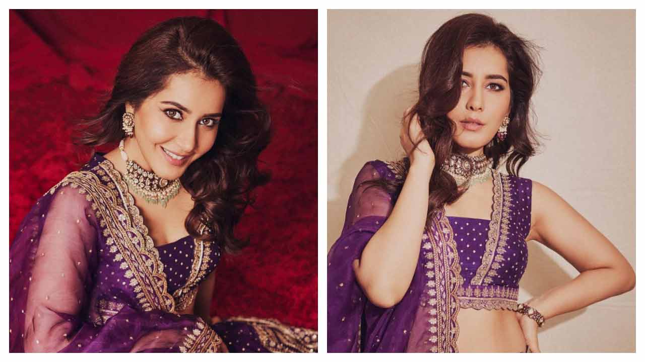 Rashi Khanna | పర్పుల్‌ కలర్‌ డ్రెస్‌లో రాశి ఖన్నా మెరుపులు..