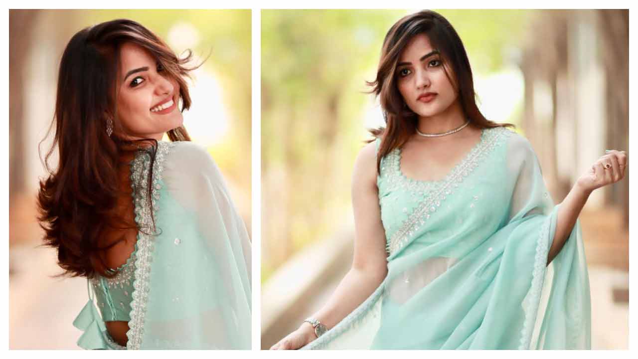 Siri Hanmanth | చీరకట్టులో చూడముచ్చటగా బిగ్‌బాస్‌ బ్యూటీ సిరి..