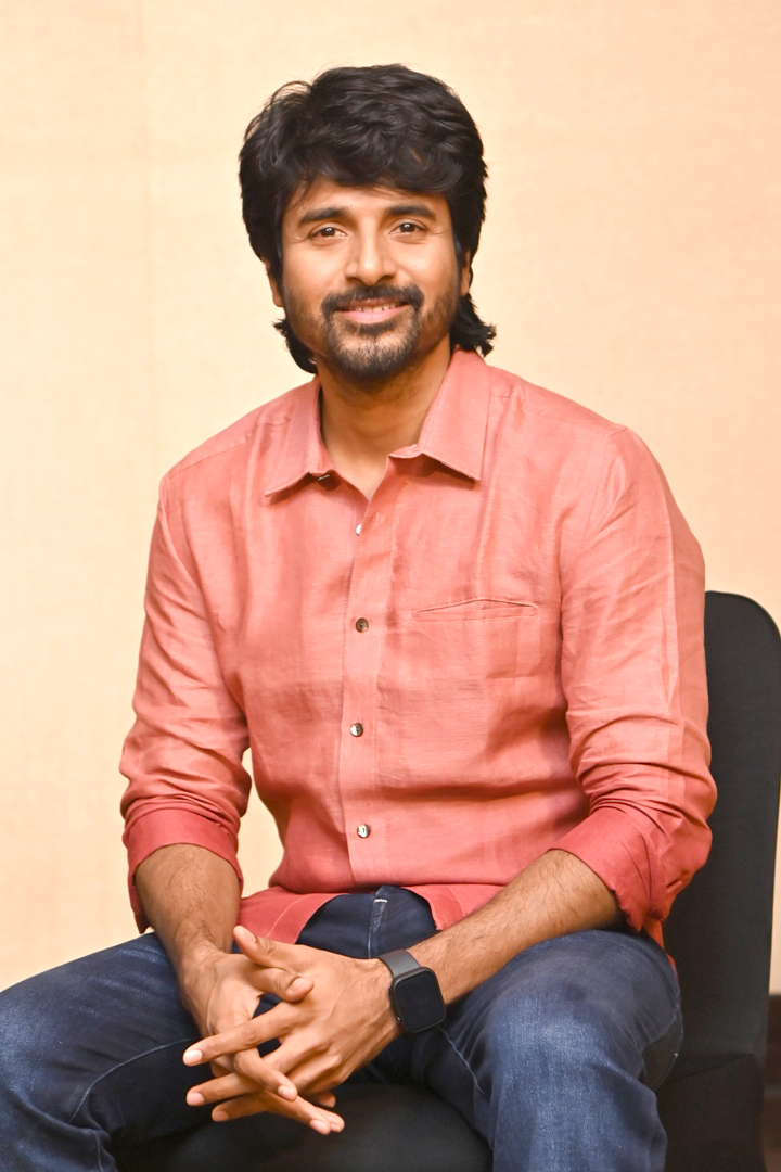 Sivakarthikeyan at Prince Movie Pre Eelease Event