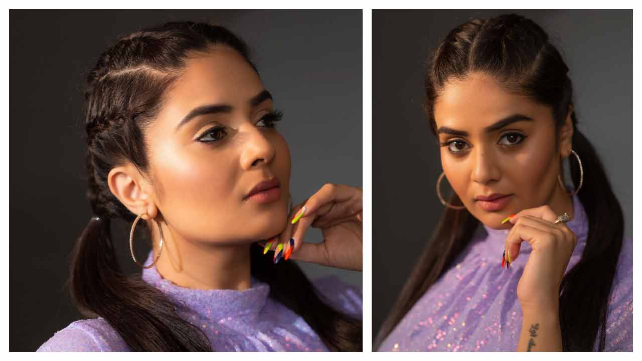 Sreemukhi | పర్పుల్ కలర్ డ్రెస్‌లో శ్రీముఖి మెరుపులు..