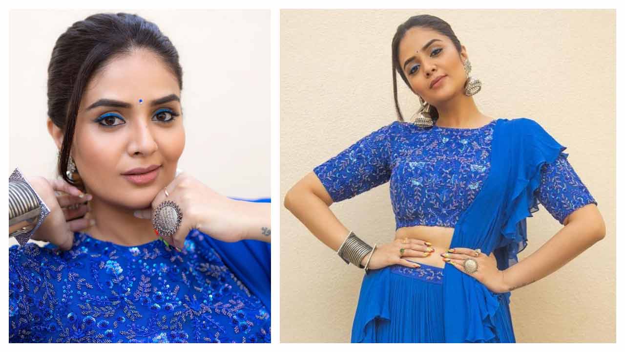 Sreemukhi | కాటుక కనులతో కవ్విస్తున్న శ్రీ‌ముఖి..