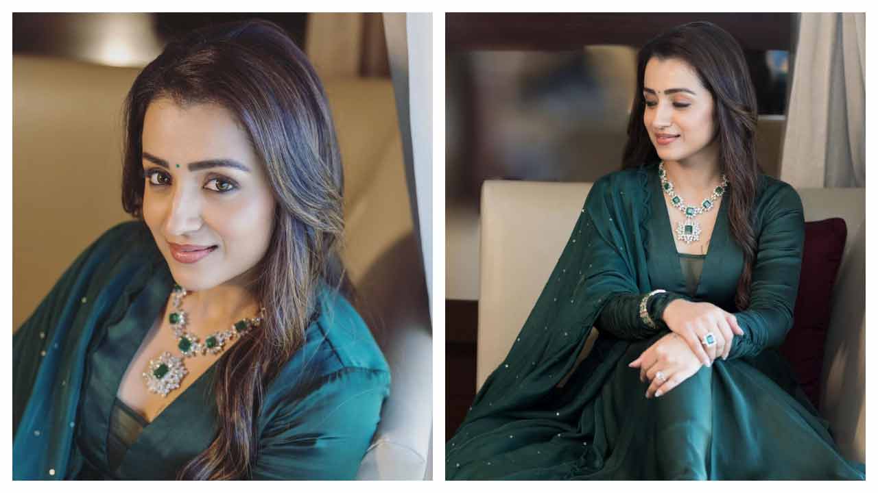 Trisha Krishnan | గ్లామ‌ర్‌తో కైపెక్కిస్తున్న త్రిష కృష్ణన్..