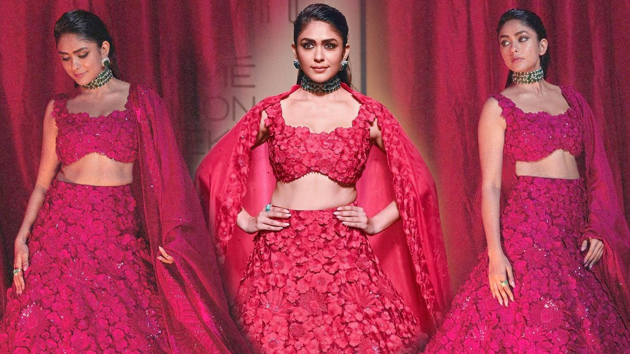 Mrunal Thakur | పింక్ డ్రెస్‌లో మనసు దోచేస్తున్న మృణాల్ ఠాకూర్..