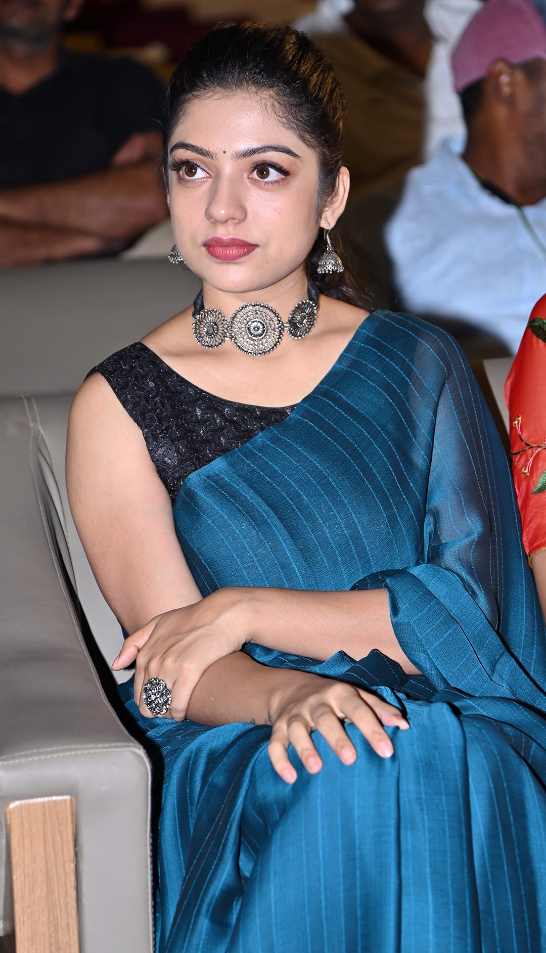 Varsha Bollamma At Swathimuthyam Movie Success Meet