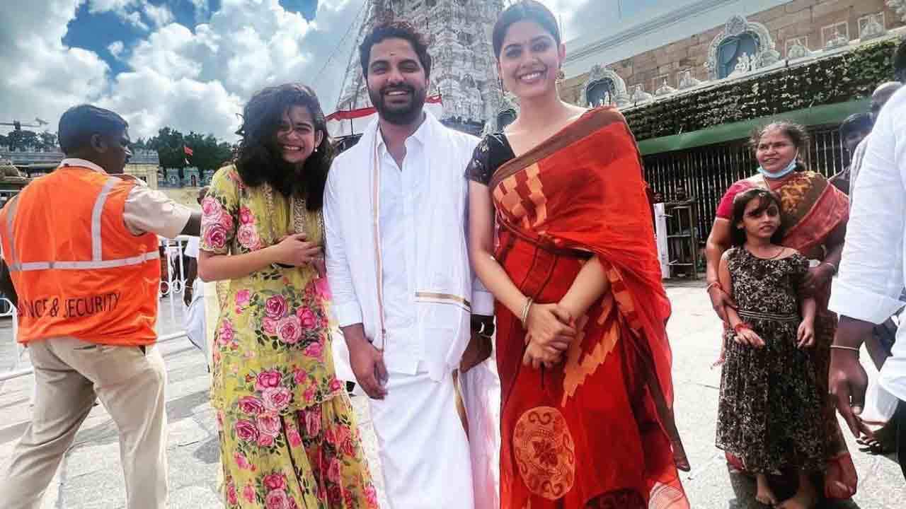 Vishwak Sen | తిరుమల శ్రీవారి సన్నిధిలో విశ్వక్‌సేన్‌ టీం