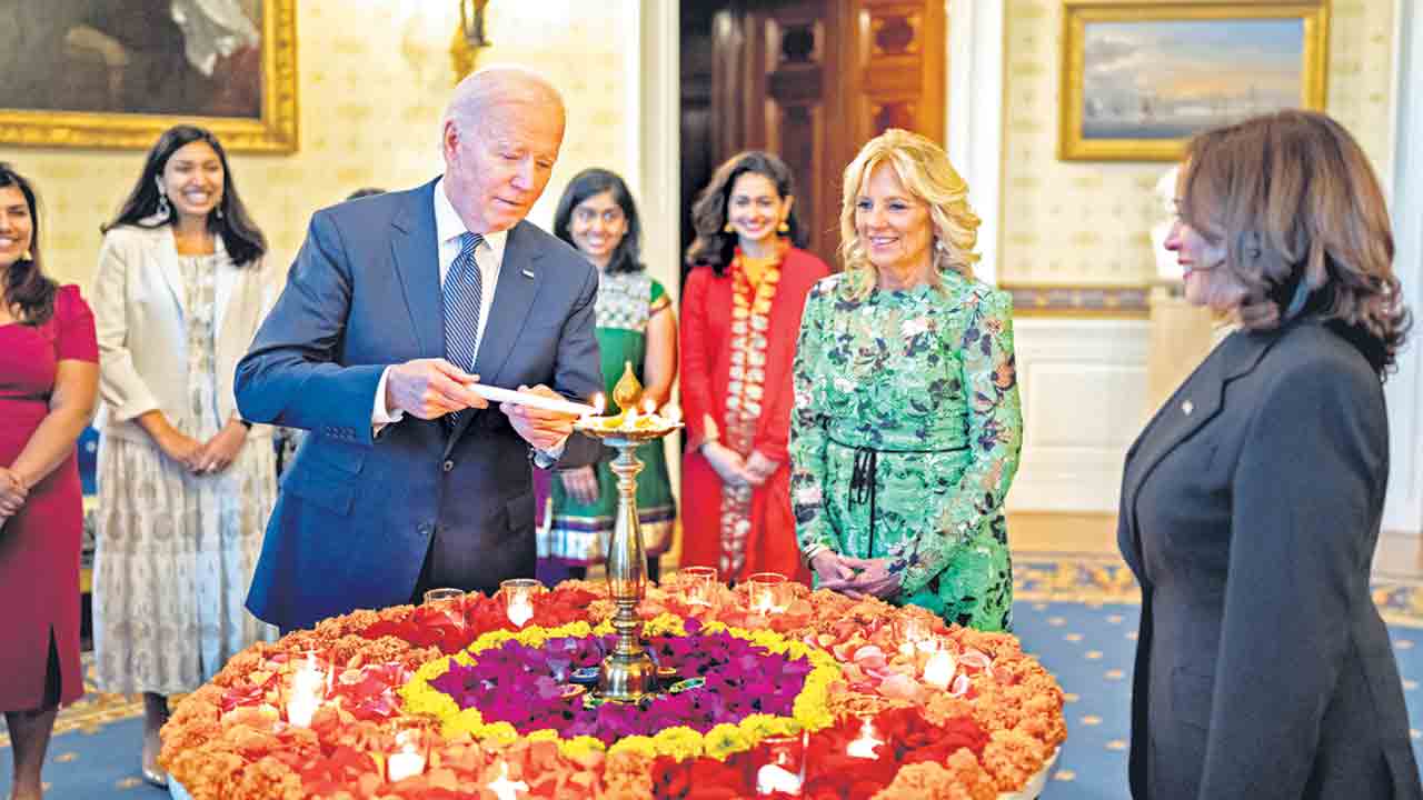 వైట్‌హౌజ్‌లో దీపావళి వేడుకలు