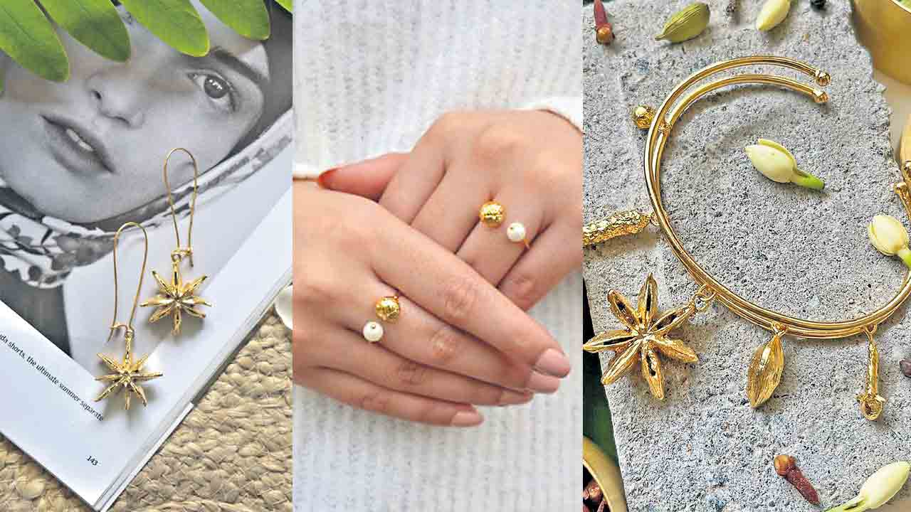 వంటల్లో వాడుకునే సుగంధ ద్రవ్యాలు.. నగల డిజైన్‌లో భాగమైతే?