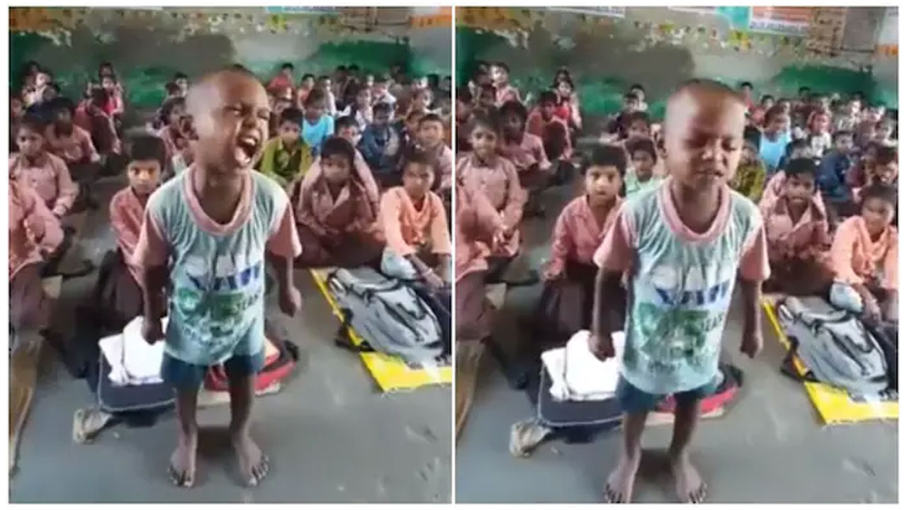 వైరల్‌ వీడియో : ఈ చిన్నోడు చిచ్చరపిడుగే..బాలుడి ఎనర్జీకి హ్యాట్సాఫ్‌!