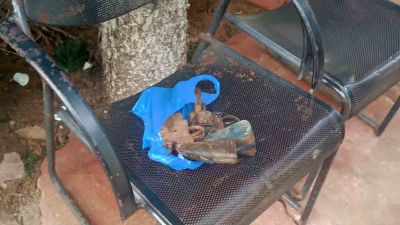 నాంపల్లి పబ్లిక్ గార్డెన్ వద్ద మూడు తుపాకులు లభ్యం