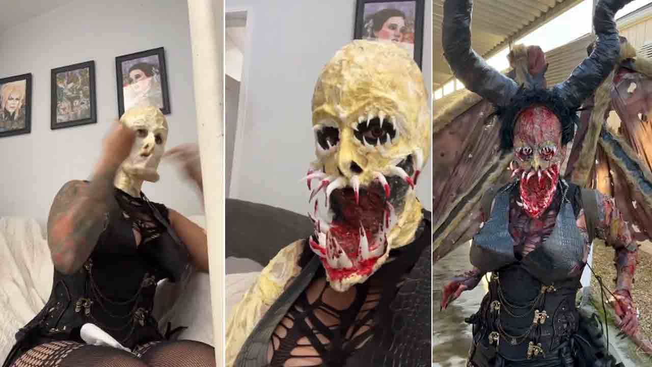 Halloween | భయాందోళనకు గురిచేస్తున్న ఆమె అందం.. వీడియో వైరల్‌..!