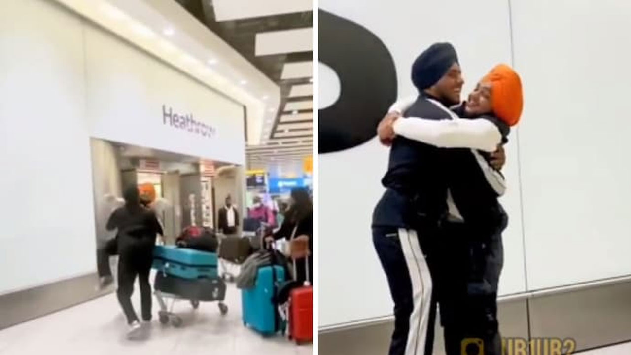 వైరల్‌ వీడియో : ఎయిర్‌పోర్ట్‌లో ఫ్రెండ్‌కు వెల్‌కం చెబుతూ ఆ వ్యక్తి ఏం చేశాడంటే..!