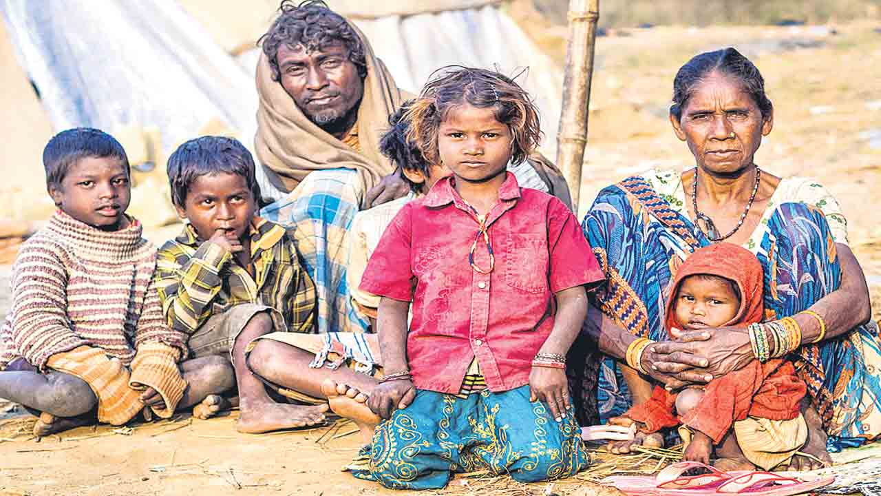 భారతంలో ఆకలికేకల నినాదం