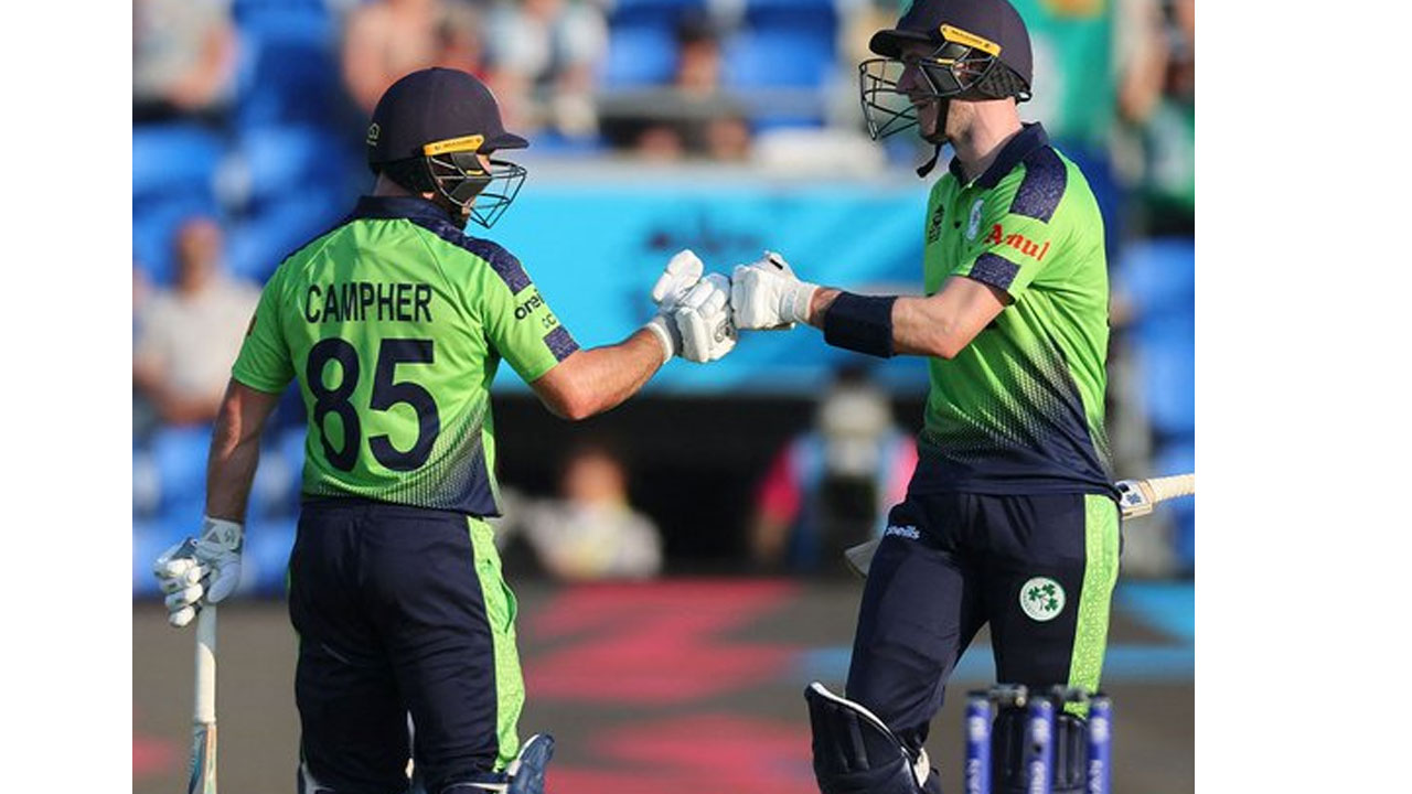 క్యాంపర్‌ హిట్టింగ్‌.. ఐర్లాండ్‌ స్టన్నింగ్‌ విక్టరీ