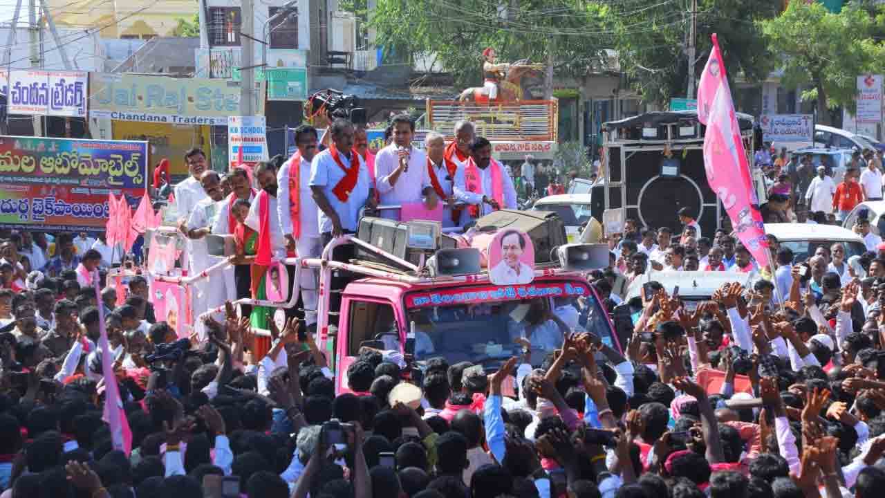 మునుగోడు ఉపఎన్నిక.. నేడు చౌటుప్పల్‌లో మంత్రి కేటీ‌ఆర్‌ రోడ్‌షో