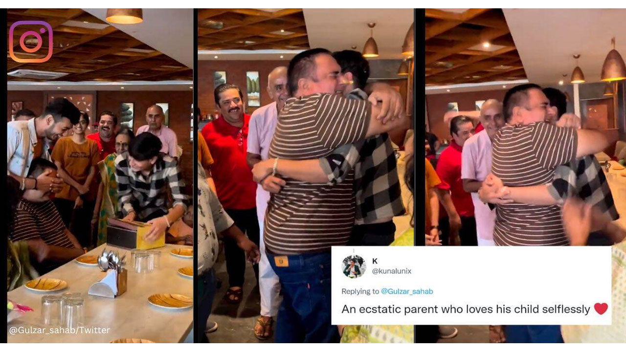 వైరల్‌ వీడియో : తండ్రి బర్త్‌డే రోజు స్వీట్‌ సర్‌ప్రైజ్‌ ఇచ్చిన కొడుకు