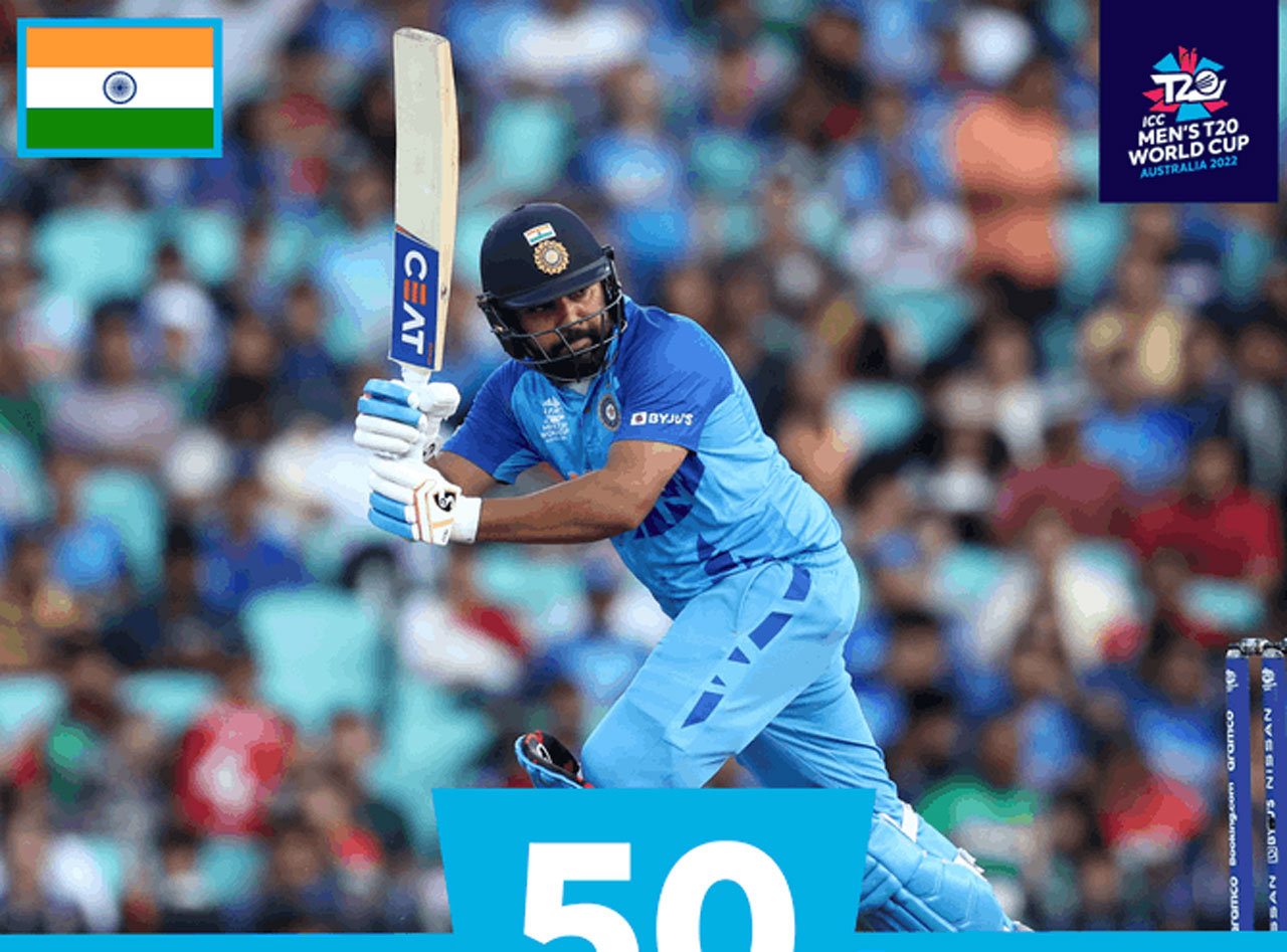 హాఫ్‌ సెంచరీలతో చెలరేగిన కోహ్లీ, రోహిత్‌