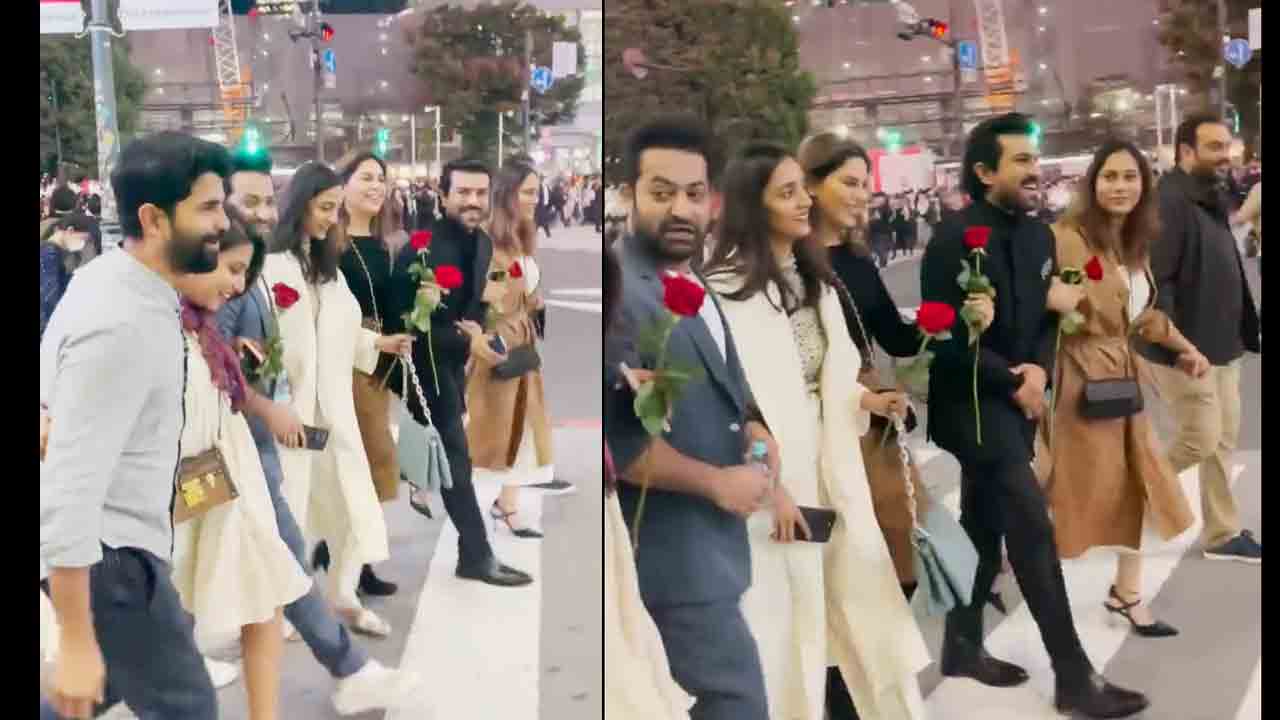RRR In Japan | జపాన్‌ వీధుల్లో చరణ్‌, తారక్‌ సందడి.. వీడియో వైరల్‌!
