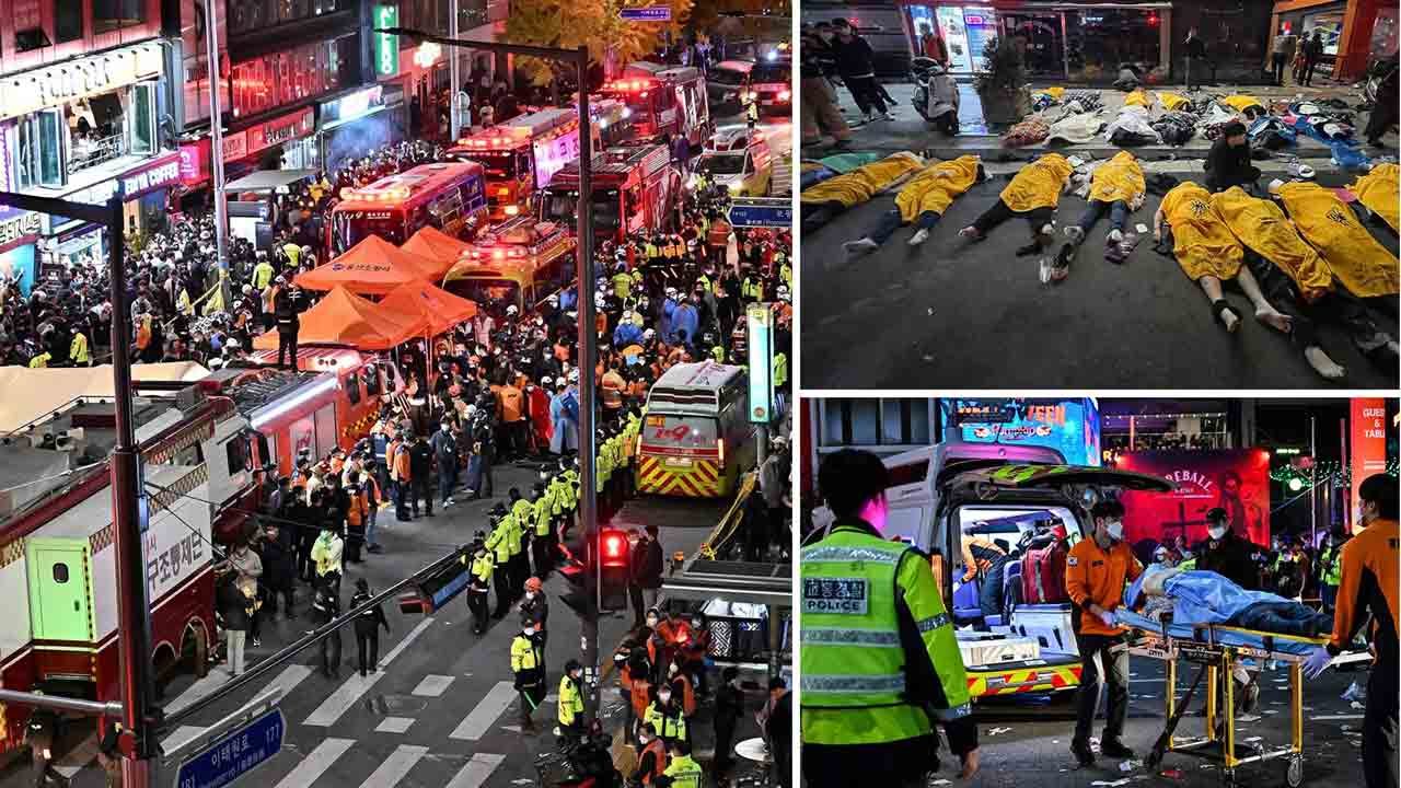 హాలోవీన్‌ వేడుకల్లో తొక్కిసలాట.. 151కి చేరిన మృతులు