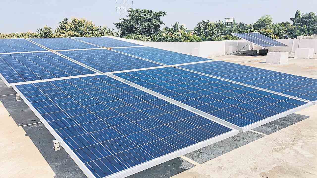 ముక్రా(కే)లో సోలార్‌ పవర్‌