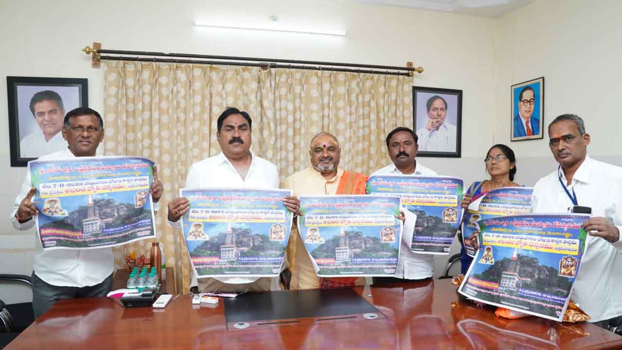 శరవేగంగా పాలకుర్తి దేవాలయం నిర్మాణ పనులు : మంత్రి ఎర్రబెల్లి