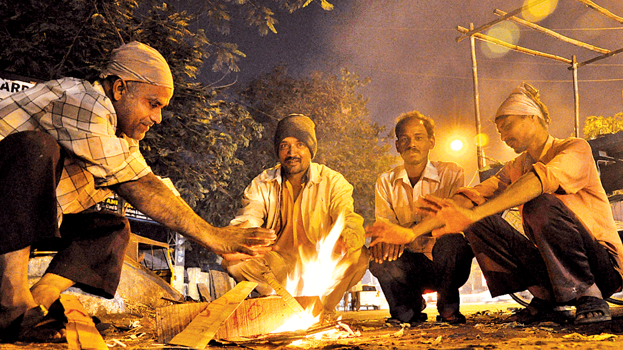 చలి తీవ్రతకు 8.6 డిగ్రీలు