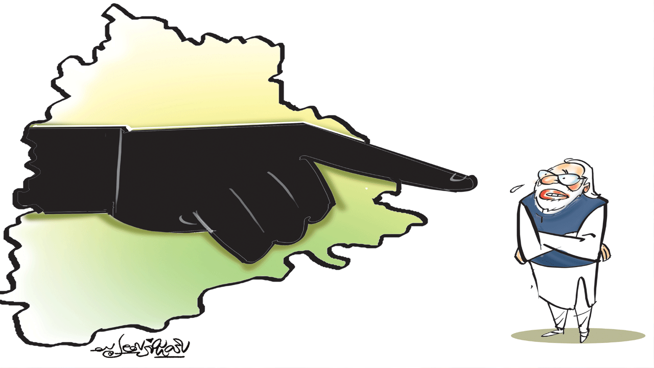 కేసీఆర్‌ దెబ్బ మోదీకి ఎరుక