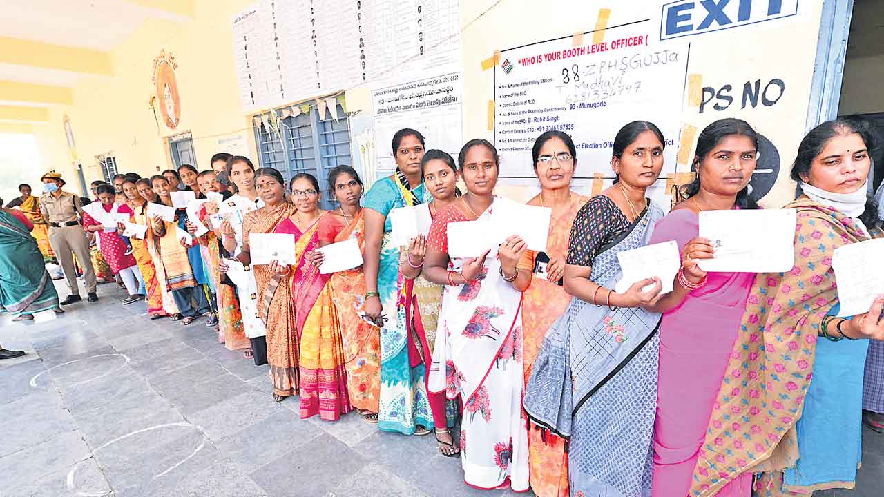 ఓటెత్తిన చైతన్యం @ 93.13%