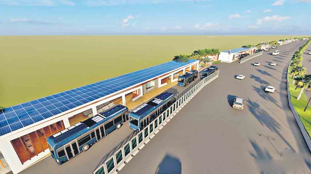 శివార్లలో శాటిలైట్‌ బస్‌ టెర్మినల్స్‌