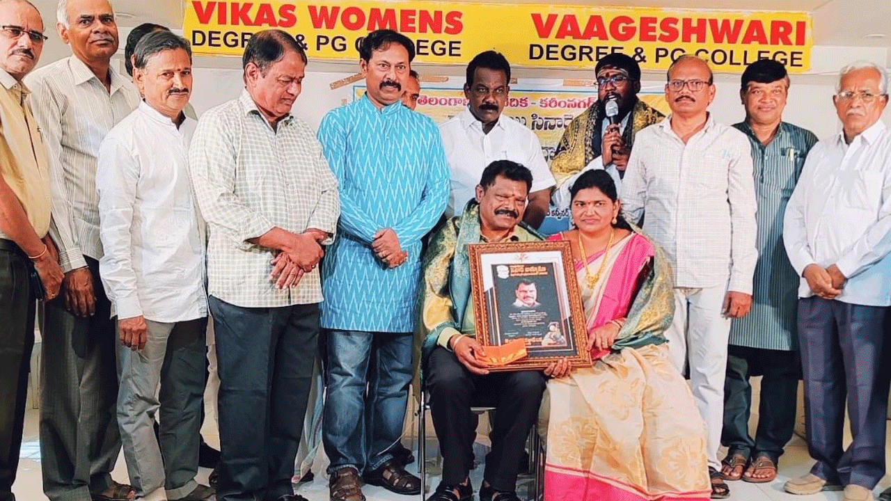 మాటలతో ప్రేరణ ఇచ్చిన వ్యక్తి నంది శ్రీనివాస్‌