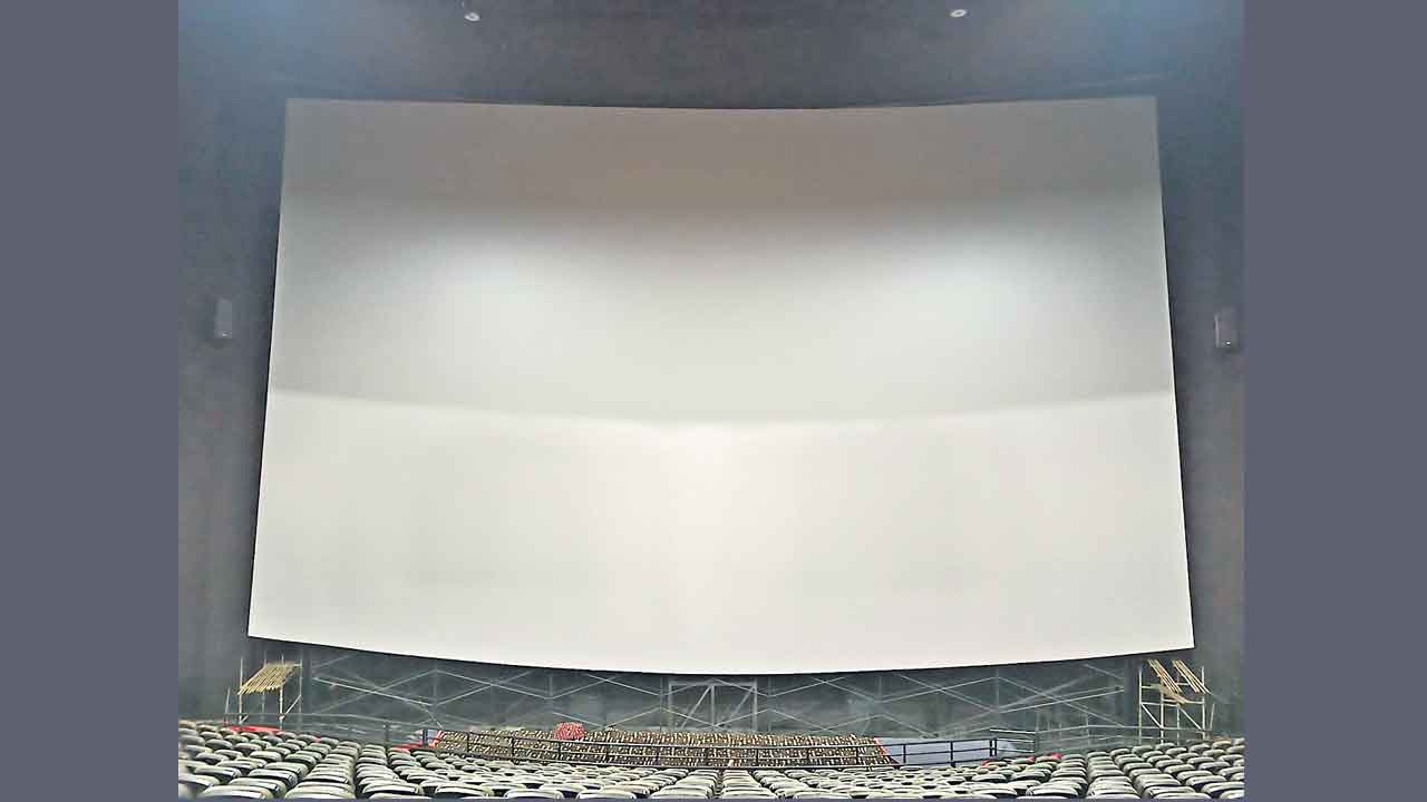 ప్రసాద్స్‌ ఐమాక్స్‌లో అతి భారీ తెర