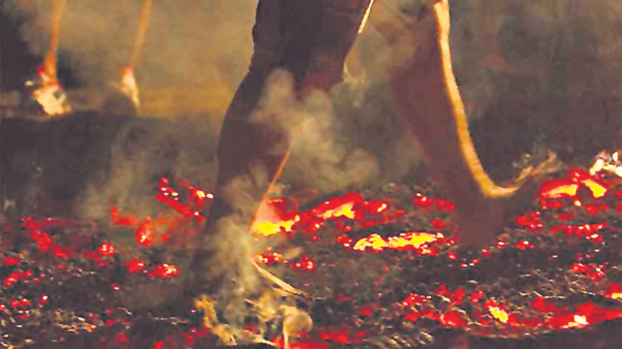 నిప్పుల బాట