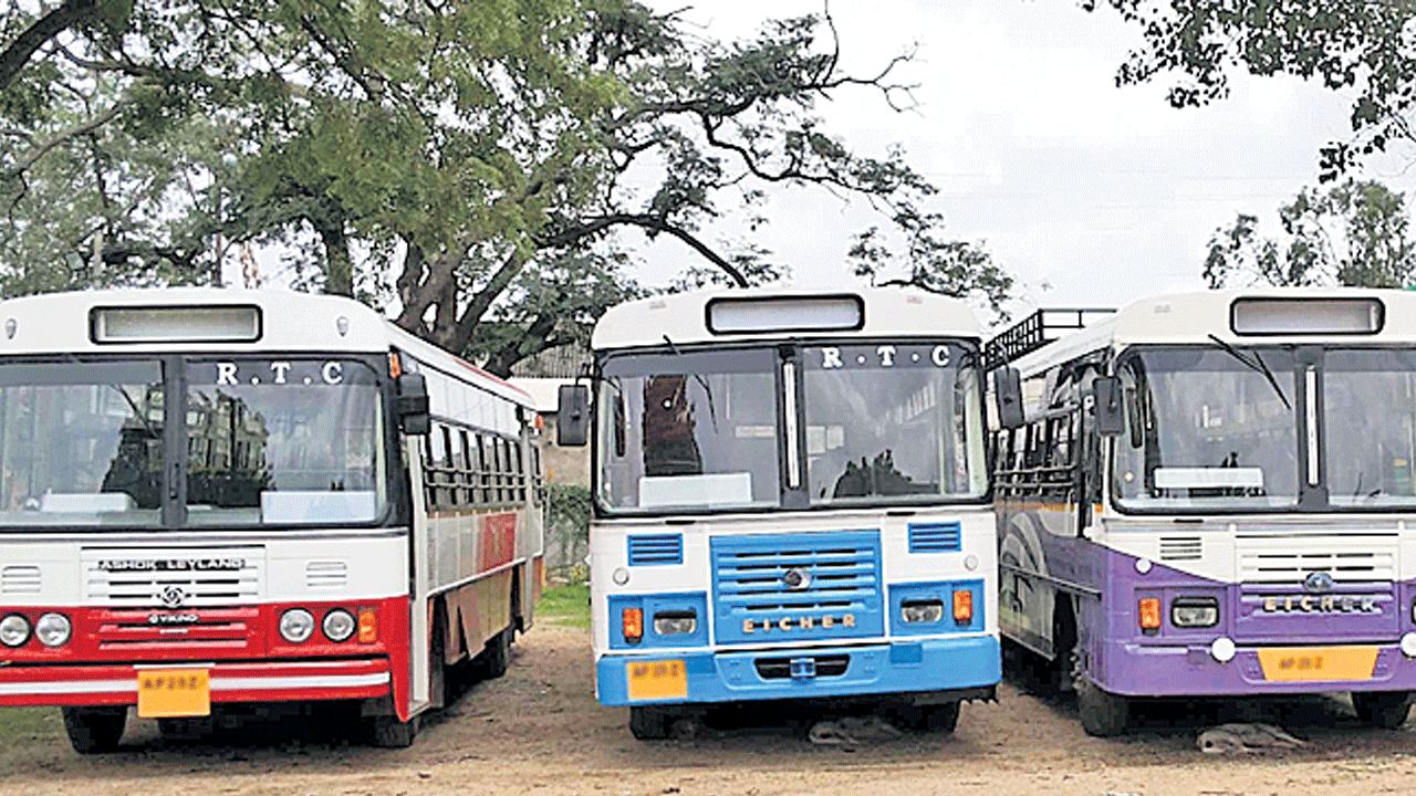 ఐటీ కంపెనీలకు అద్దె బస్సులు