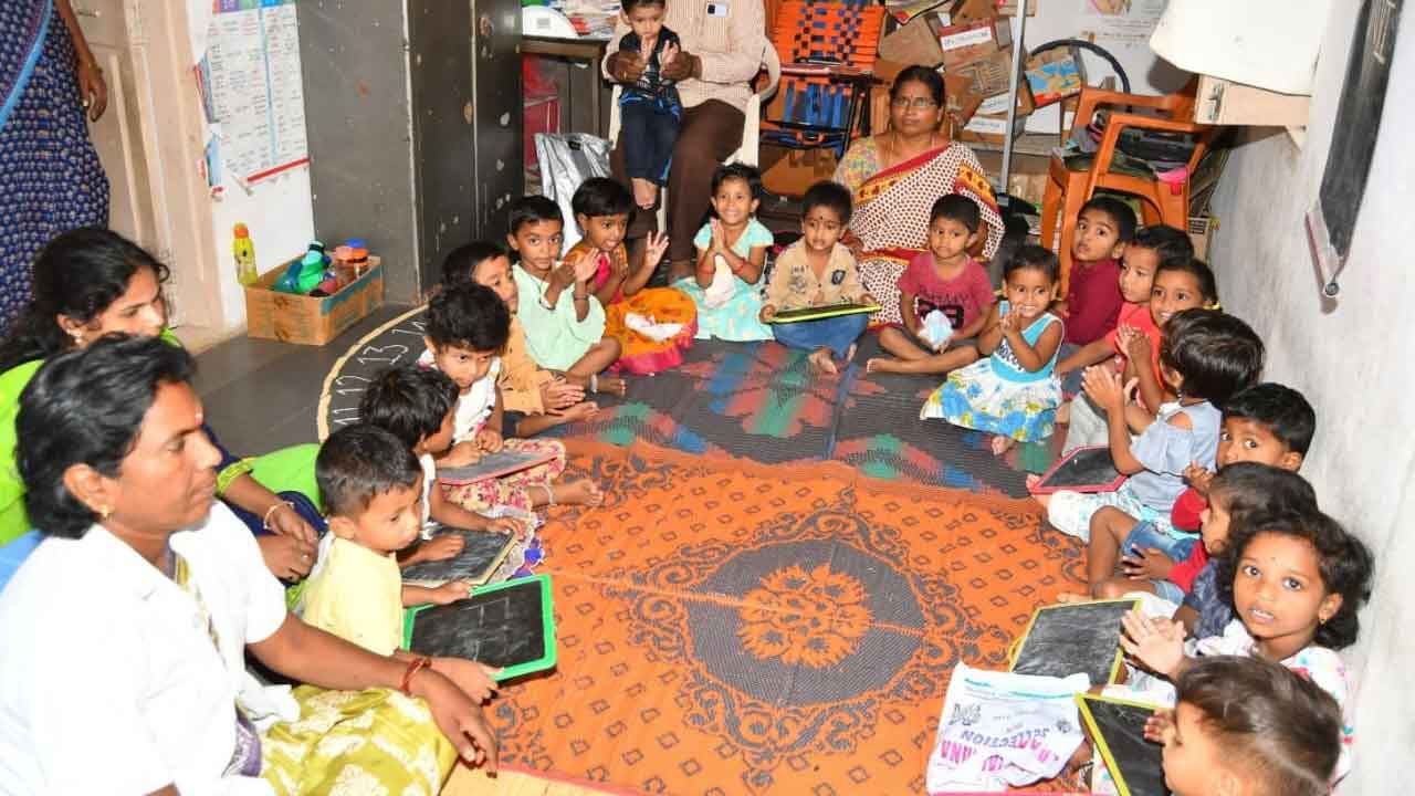 అంగన్‌వాడీ కేంద్రాల్లో ప్రీ స్కూల్‌