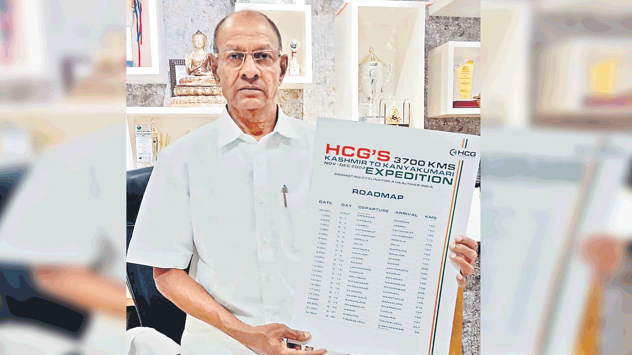 కశ్మీర్‌ టు కన్యాకుమారి సైకిల్‌ రేసు