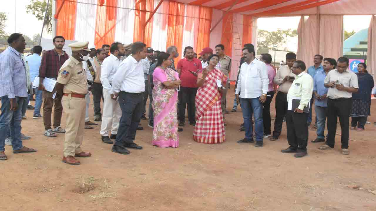 ప్రధాని పర్యటనకు పకడ్బందీ ఏర్పాట్లు