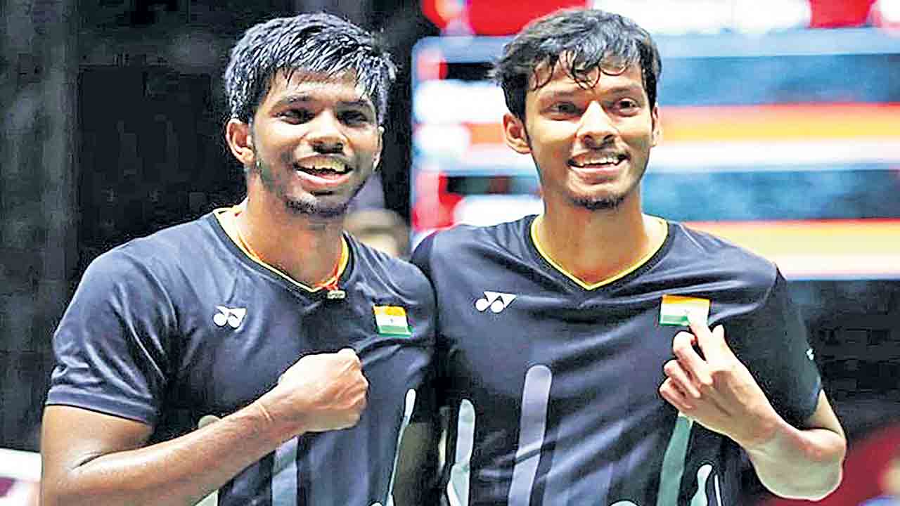 క్వార్టర్స్‌లో సాత్విక్‌-చిరాగ్‌ జోడీ