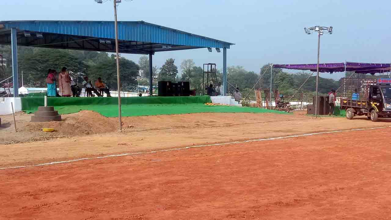 క్రీడల నిర్వహణకు చురుగ్గా ఏర్పాట్లు