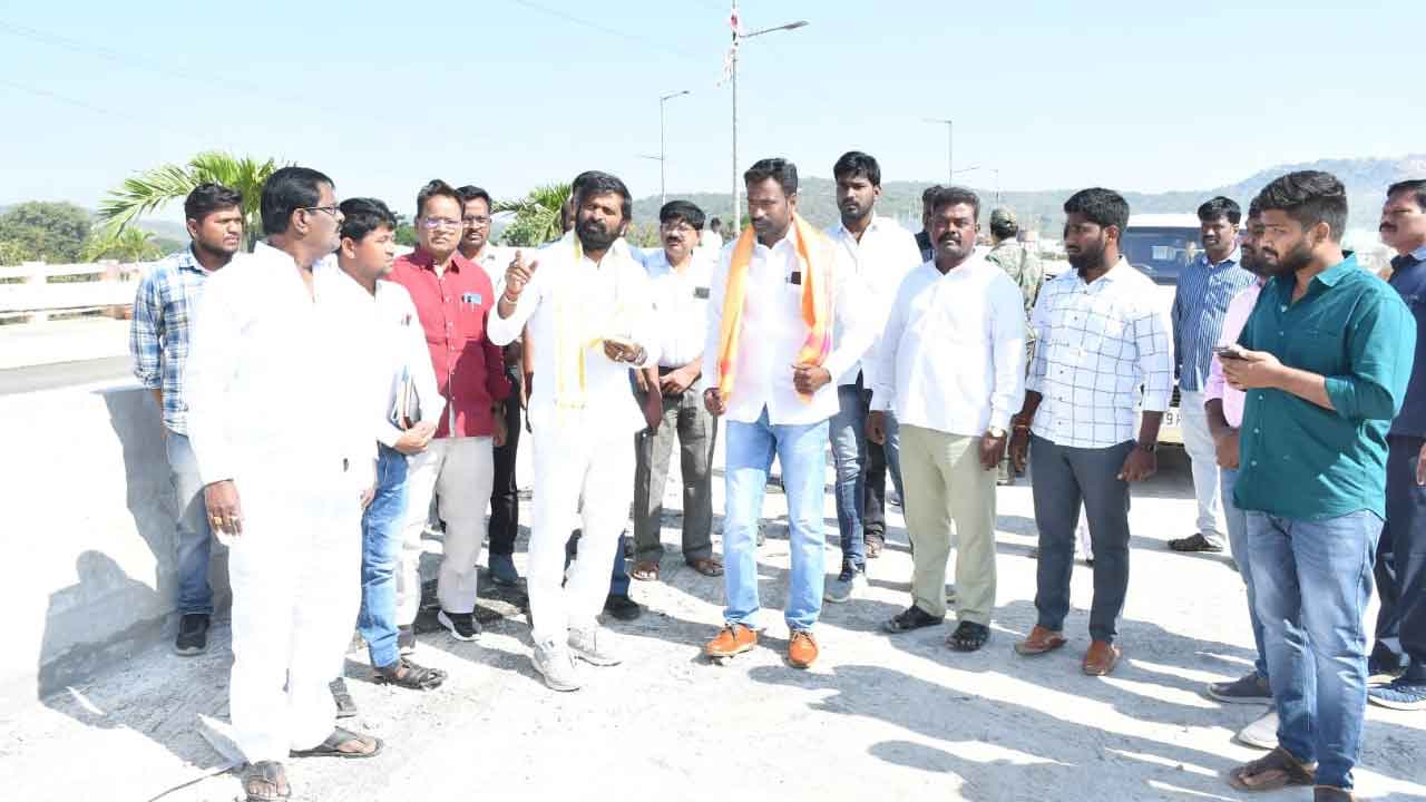 రికార్డుస్థాయిల్లో బ్రిడ్జి నిర్మాణ పనులు : మంత్రి శ్రీనివాస్‌గౌడ్‌
