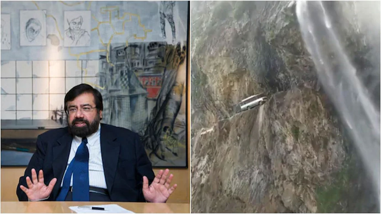 రిస్కీ రోడ్డుపై బ‌స్ జ‌ర్నీ: ఈ వీడియో చూస్తే వెన్నులో వ‌ణుకుపుట్టాల్సిందే!