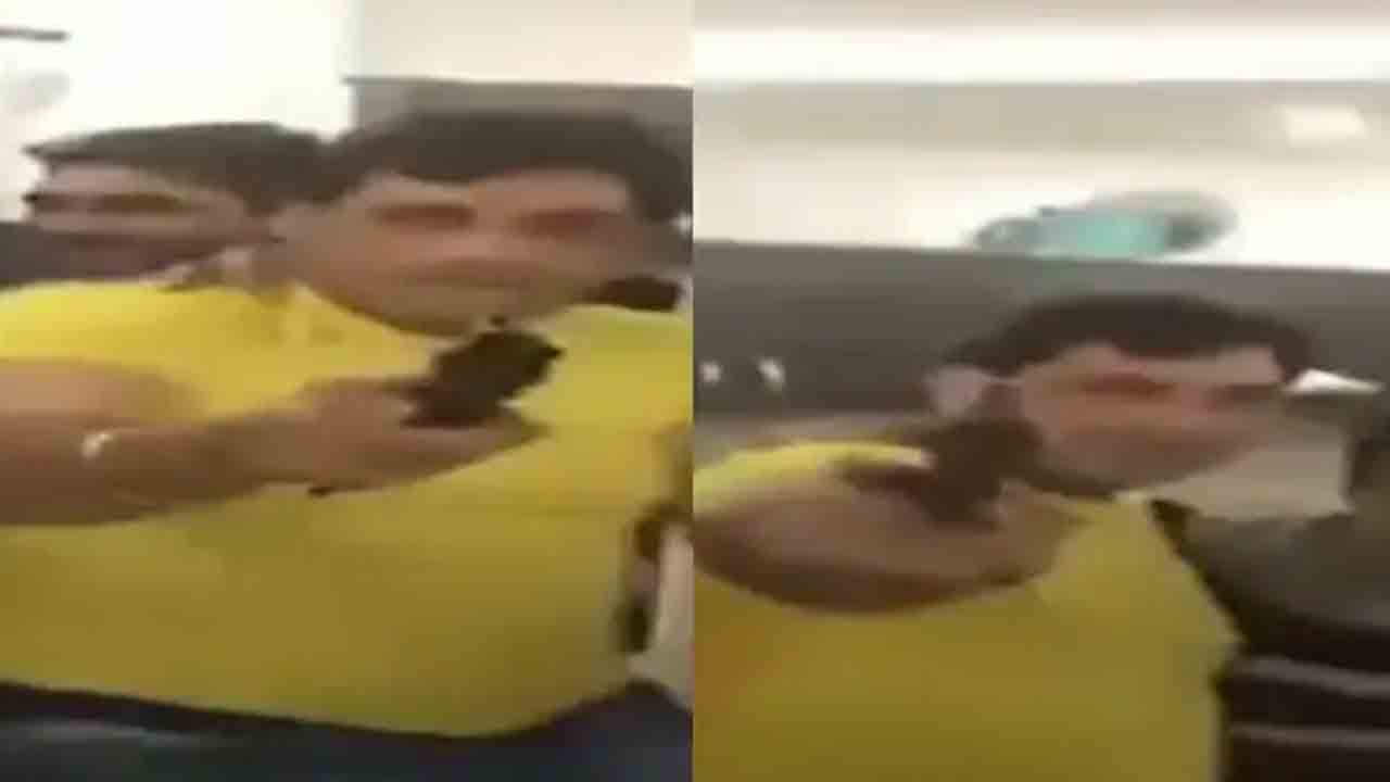 గన్‌ పట్టుకుని డ్యాన్స్‌.. ఆప్‌ అభ్యర్థిపై కేసు