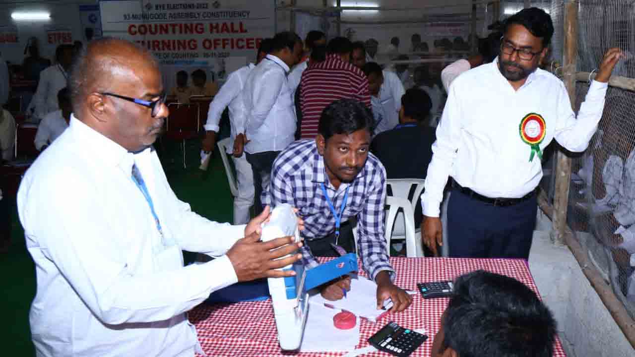 ఏడో రౌండ్లు ముగిసే సరికి 2568 ఓట్ల ఆధిక్యంలో టీఆర్‌ఎస్‌