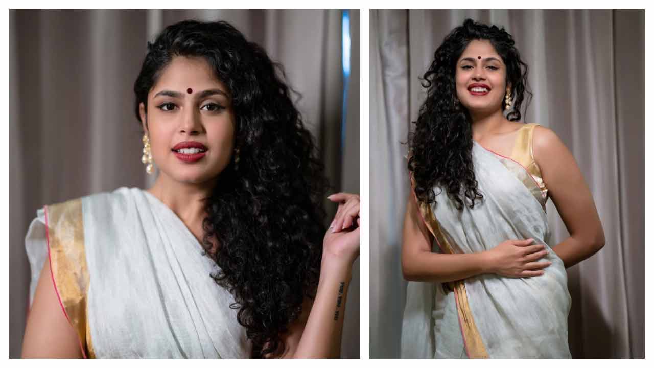 Faria Abdullah | చీరకట్టులో మురిపిస్తున్న ఫరియా అబ్దుల్లా..