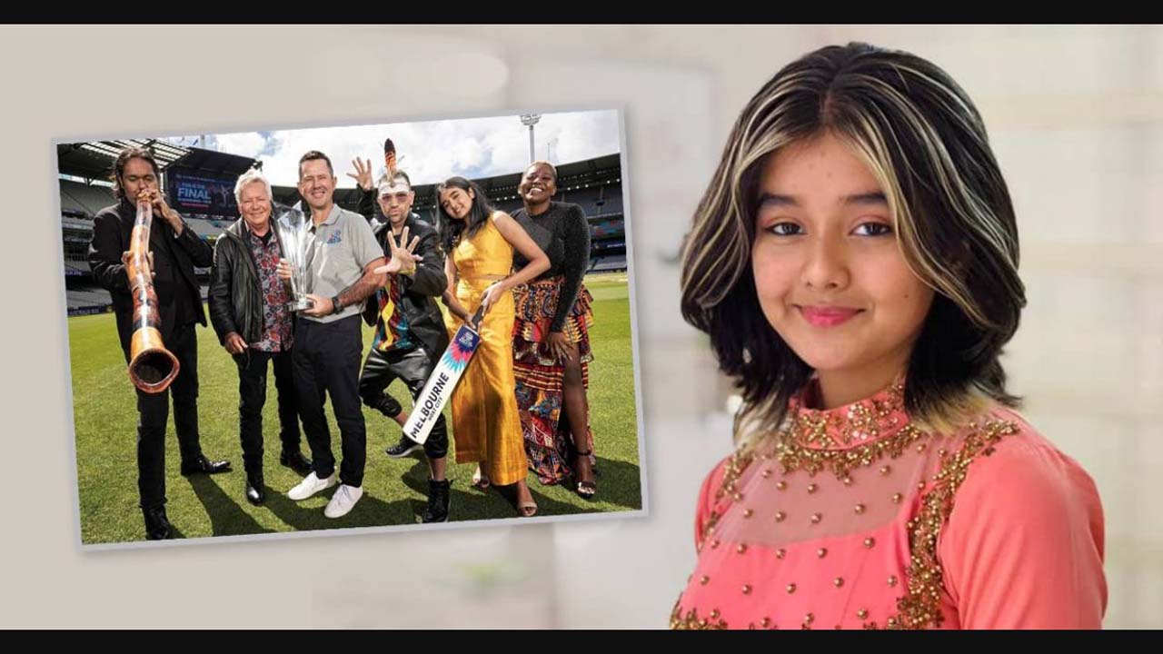 T20 world cup: టీ 20 ఫైన‌ల్ మ్యాచ్ సంద‌ర్భంగా పాట పాడ‌నున్న భార‌త సంత‌తి అమ్మాయి