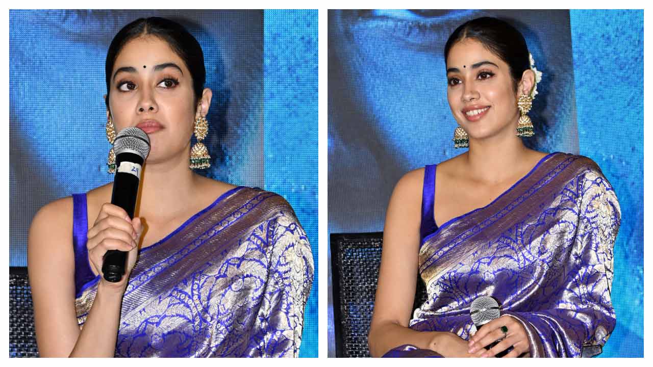 Janhvi Kapoor | మిలీ మూవీ ప్రెస్ మీట్‌లో జాన్వీ కపూర్ మెరుపులు..