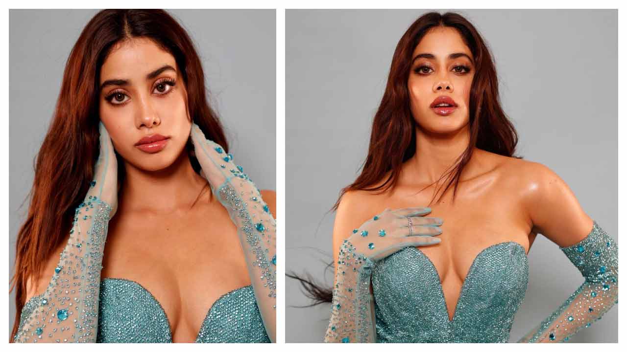 Janhvi Kapoor | మెరిసే డ్రెస్‌లో జాన్వీ క‌పూర్ మెరుపులు..