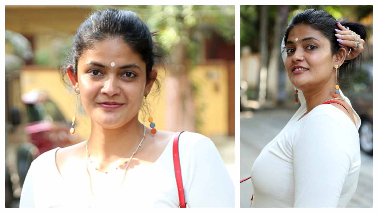 Kalpika Ganesh | వైట్ డ్రెస్‌లో హొయలు పోయిన కల్పికా గణేష్..